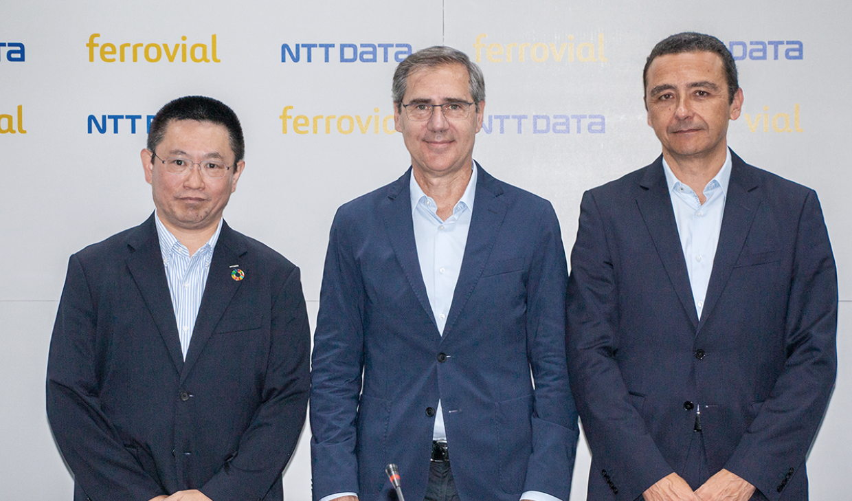Acuerdo de cooperación entre NTT DATA y Ferrovial
