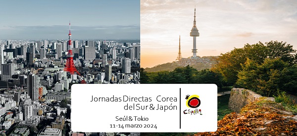 Turespaña, junto a 34 organizaciones turísticas, promociona su oferta en el mercado coreano, japonés y taiwanés